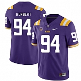 LSU Tigers 94 Danielle Hunter Purple Nike College Football Jersey Dzhi,baseball caps,new era cap wholesale,wholesale hats